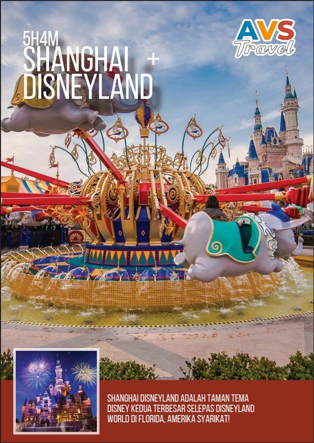 5D4N Shanghai + Disneyland